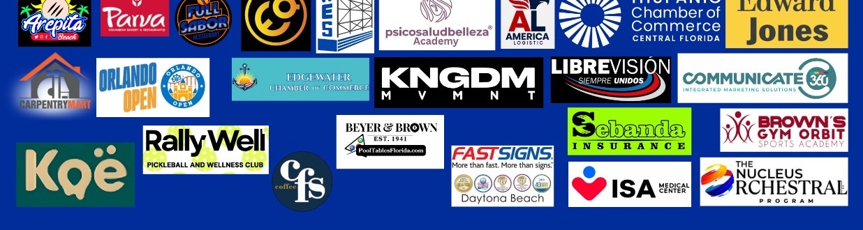 Participating business logos from the relief flyer